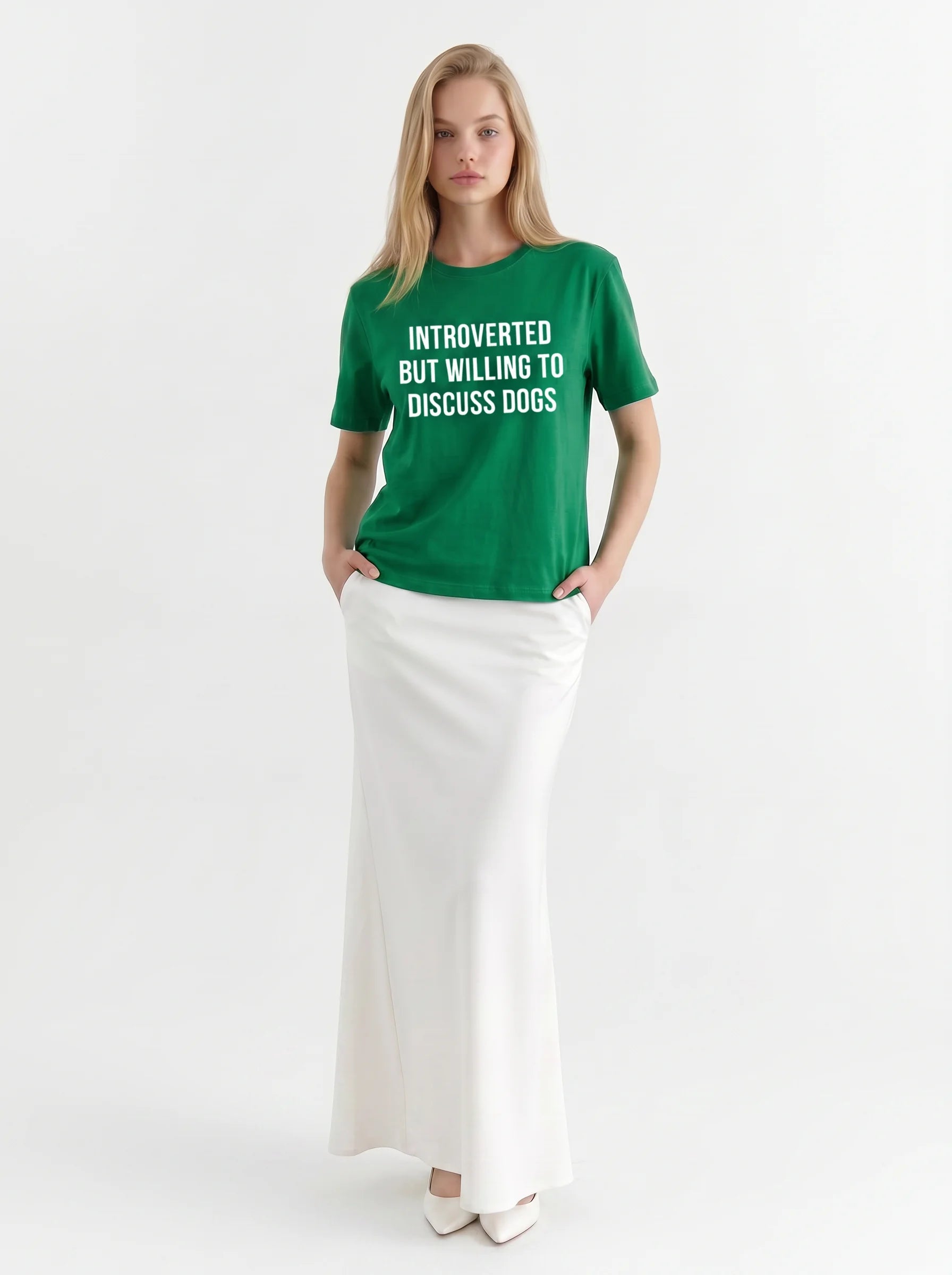 Introverted Dog Lover T-Shirt – Color Variant