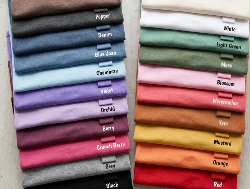 UP TO 21 VINTAGE-WASHED COLORS