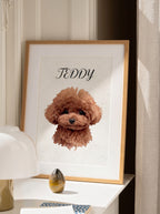Custom Pet Portrait Frame — Framed Dog Portrait Wall Art | Made With Paws