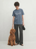 Life Happens Dogs Help T-Shirt – Lifestyle Photo