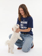Rescue All the Dogs T-Shirt – Lifestyle Photo