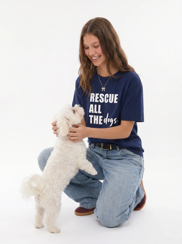Rescue All the Dogs T-Shirt – Lifestyle Photo