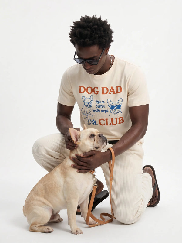 Dog Dad Club T-Shirt – Lifestyle Photo