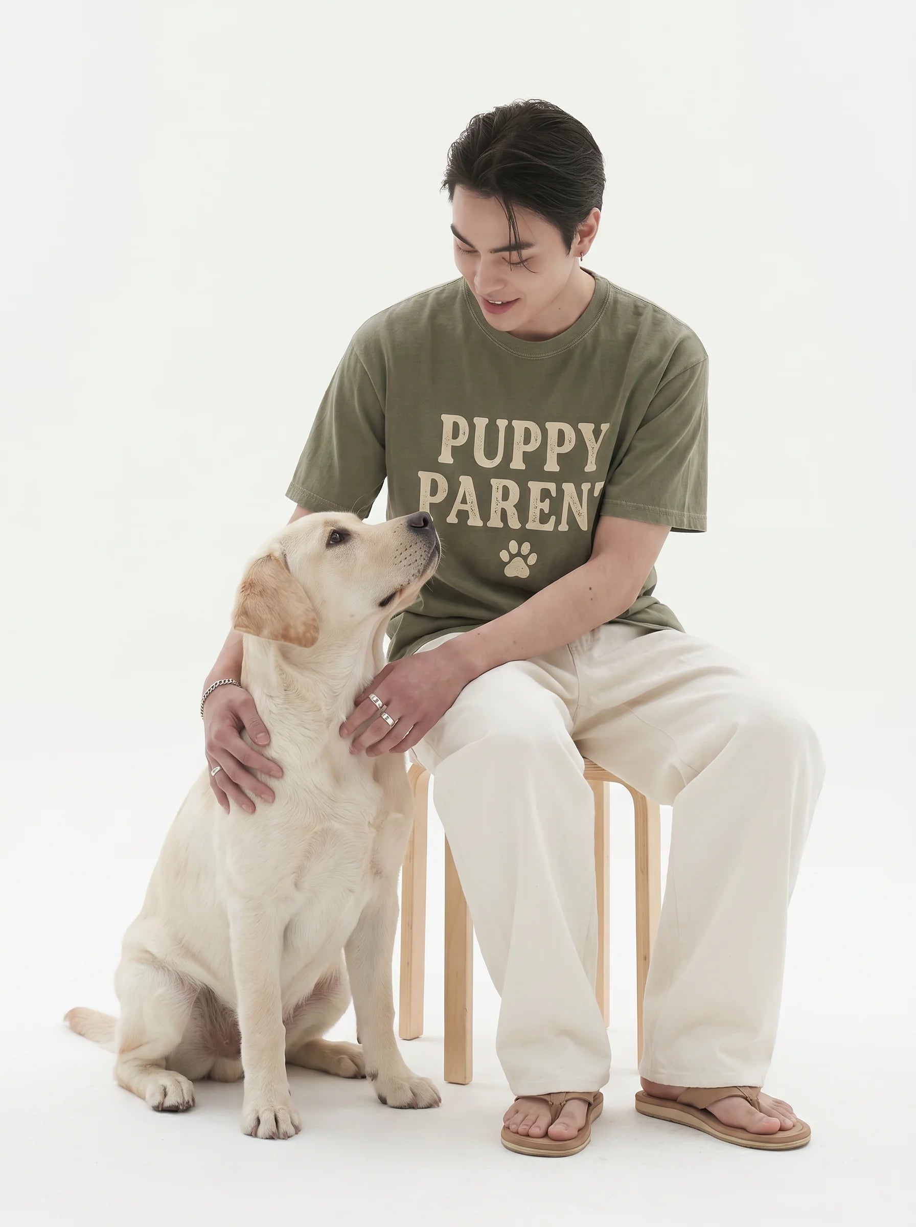 Puppy Parent T-Shirt – Lifestyle Photo