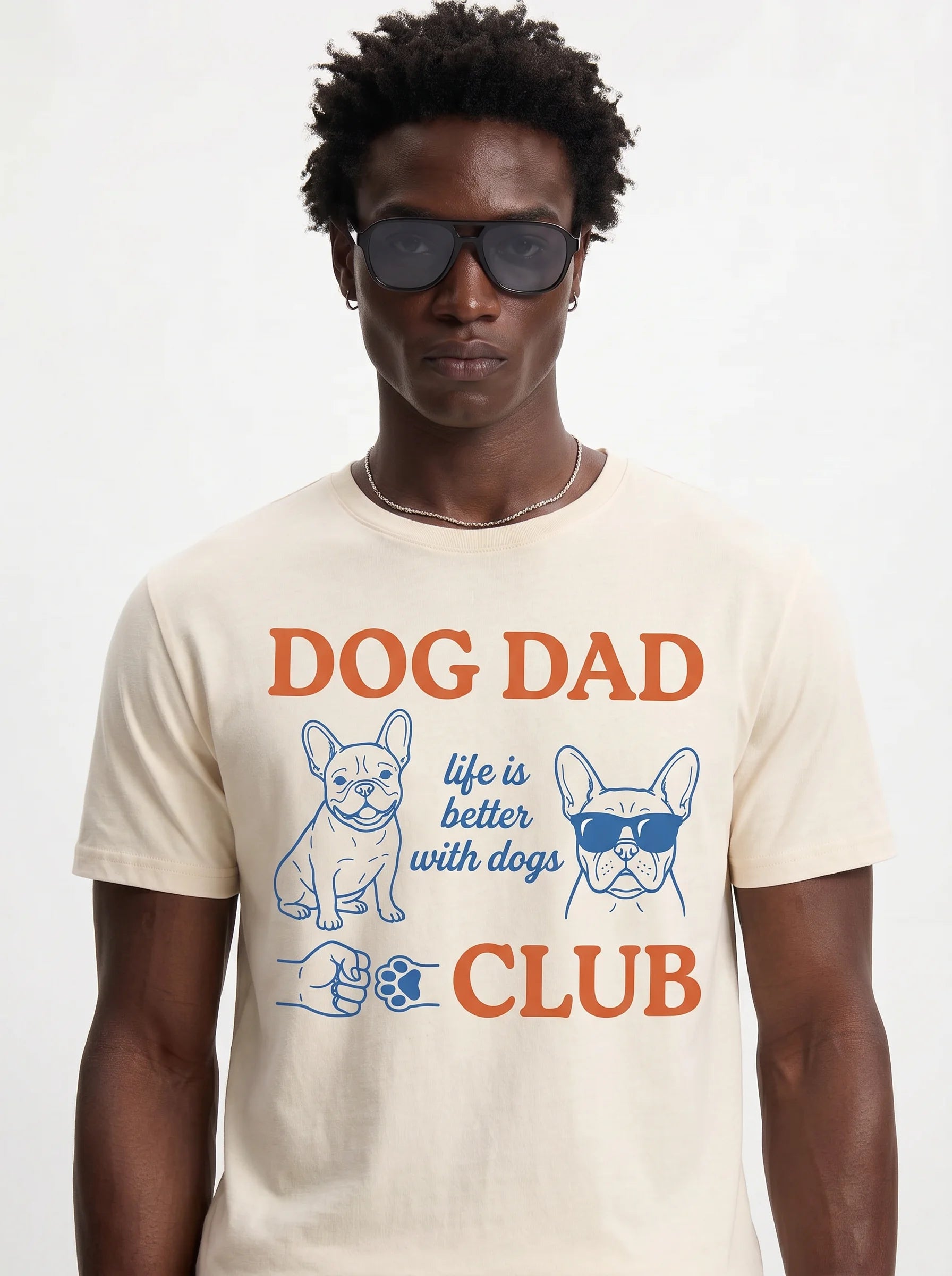 Dog Dad Club T-Shirt – Men's Styling 3