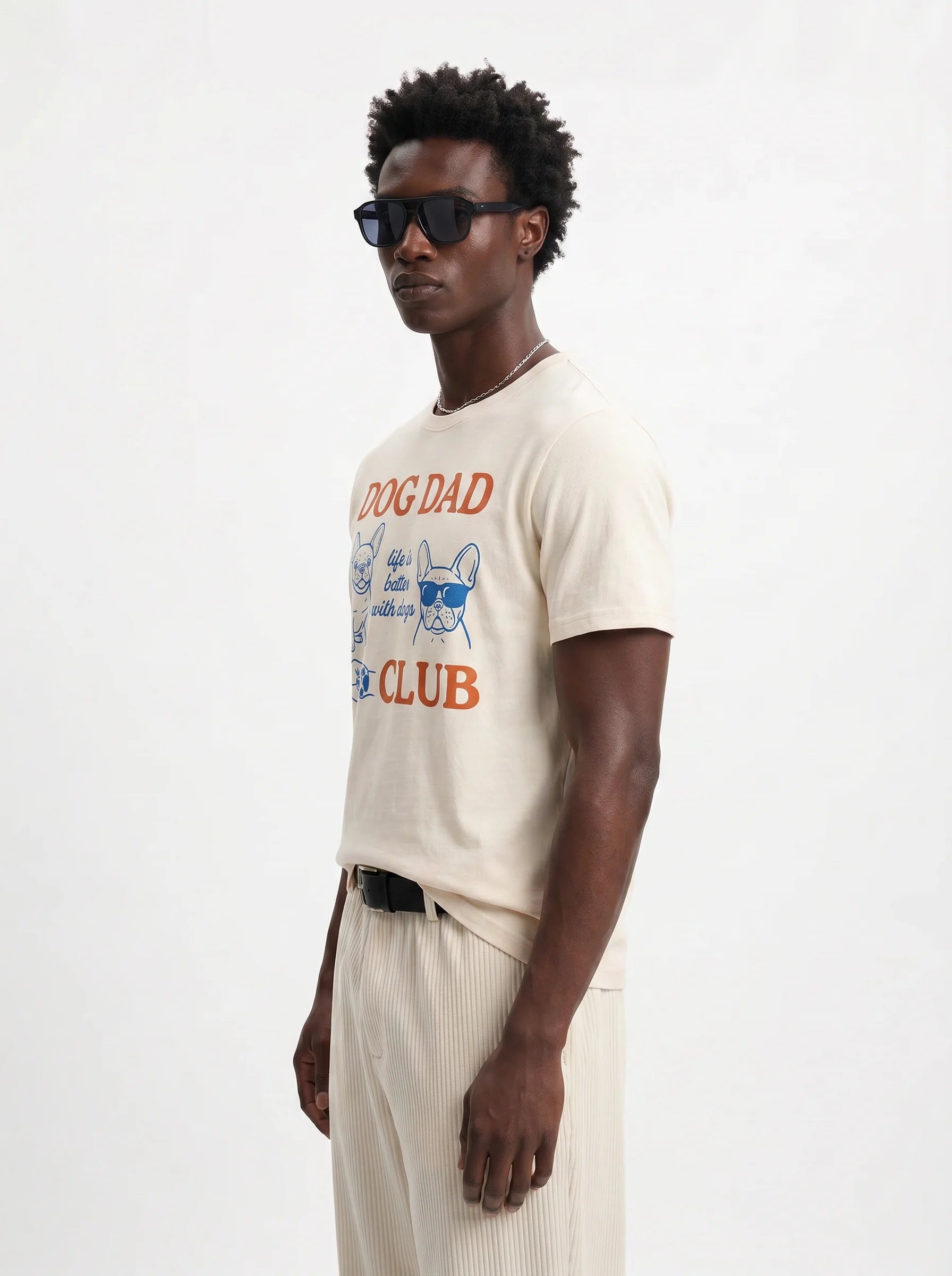 Dog Dad Club T-Shirt – Men's Styling