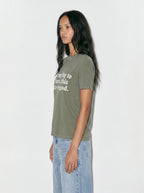 I Left My Dog to Be Here T-Shirt – Women's Styling 2