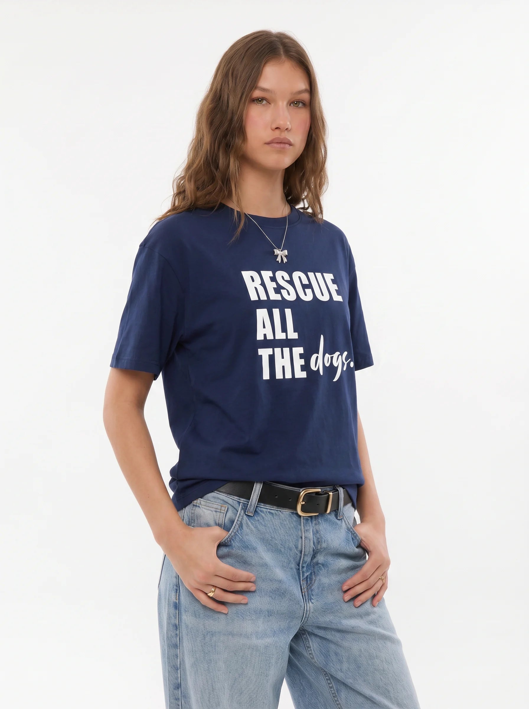 Rescue All the Dogs T-Shirt – Women's Styling 4