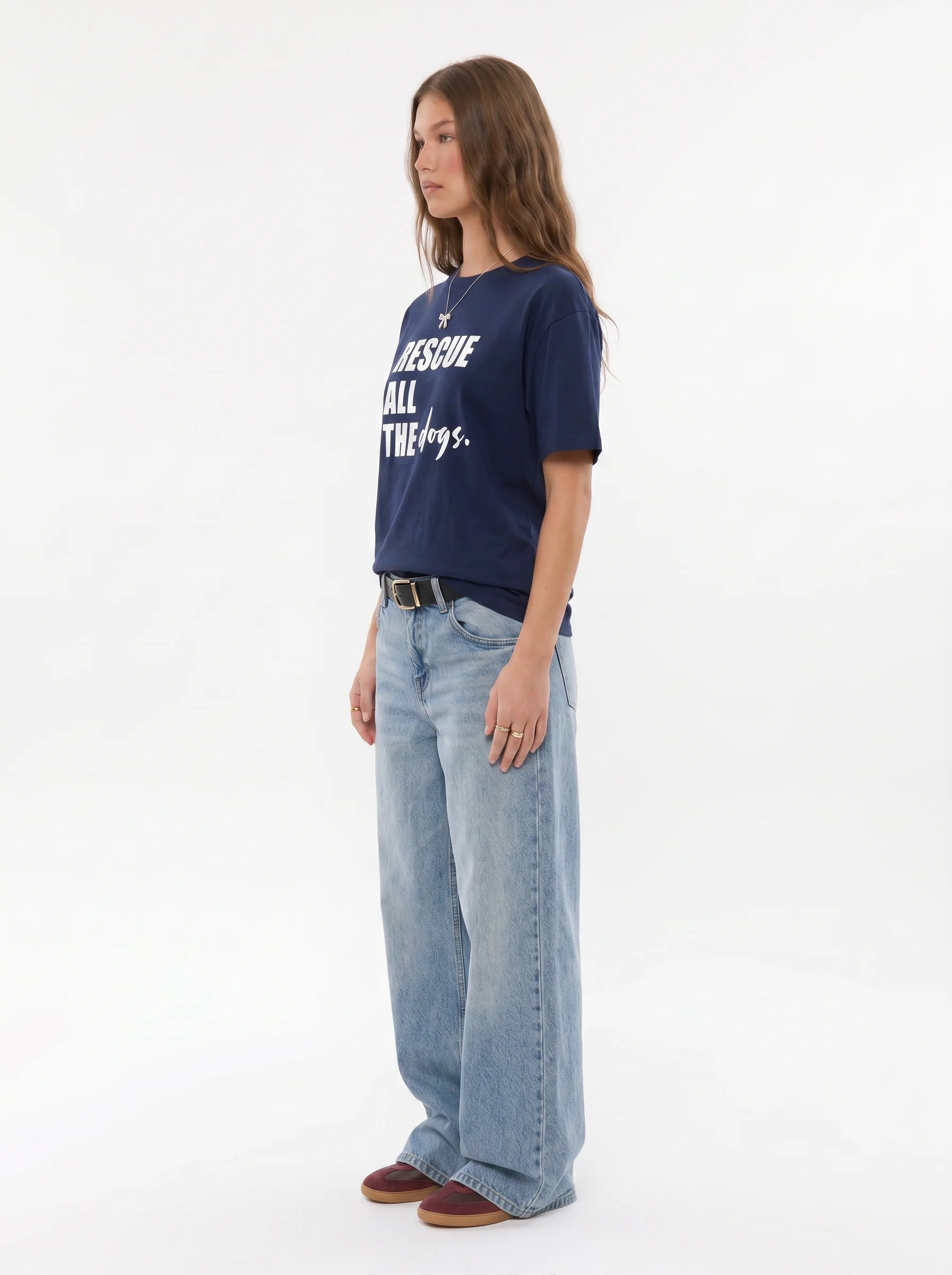 Rescue All the Dogs T-Shirt – Women's Styling 2