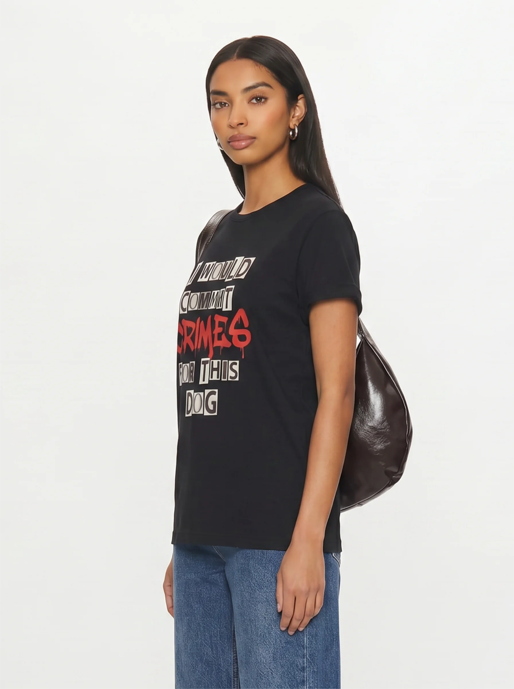 I Would Commit Crimes for This Dog T-Shirt – Women's Styling 2