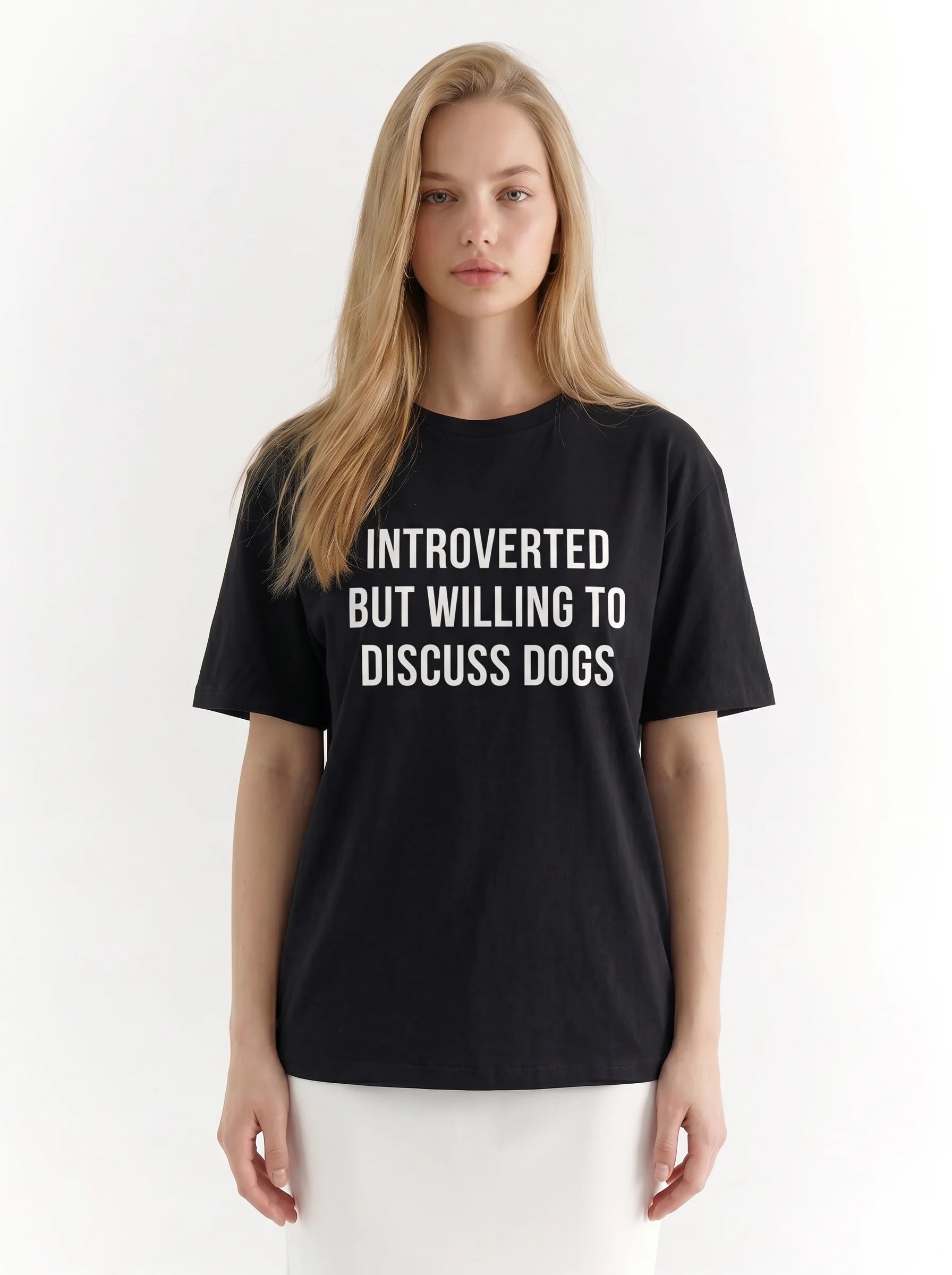 Introverted Dog Lover T-Shirt – Women's Styling