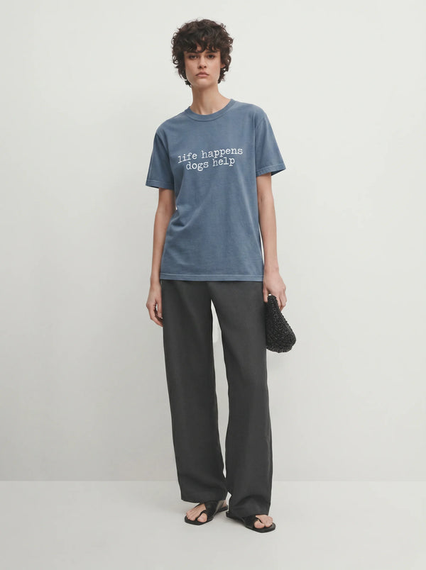 Life Happens Dogs Help T-Shirt – Dog Therapy Tee | Made With Paws