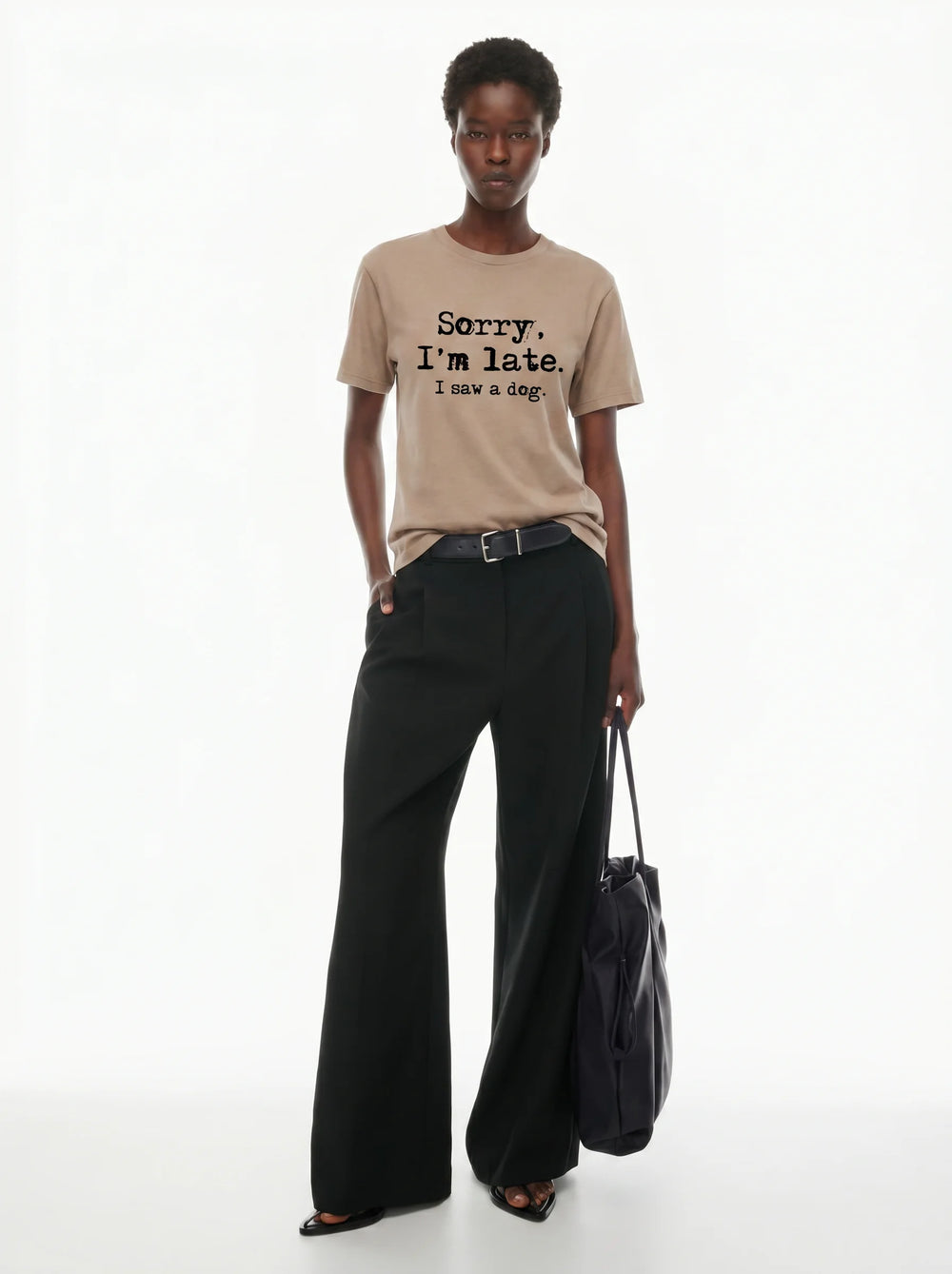Sorry I'm Late I Saw a Dog T-Shirt – Dog Lover Gift | Made With Paws