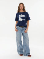 Rescue All the Dogs Classic T-Shirt – Dog Rescue Gift | Made With Paws
