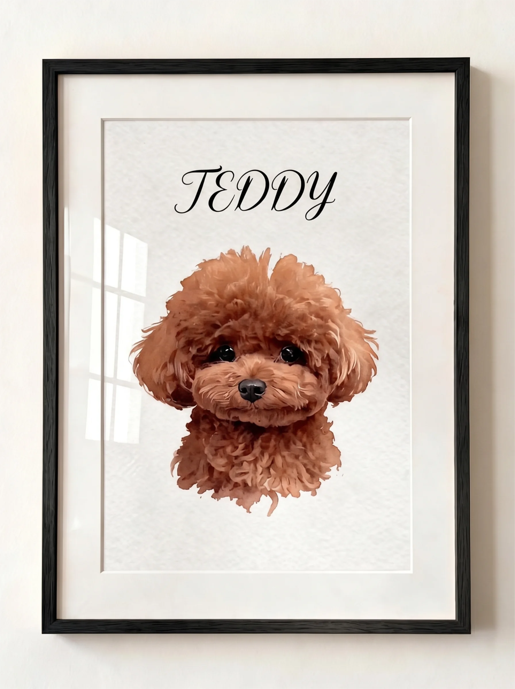 Custom Pet Portrait Frame