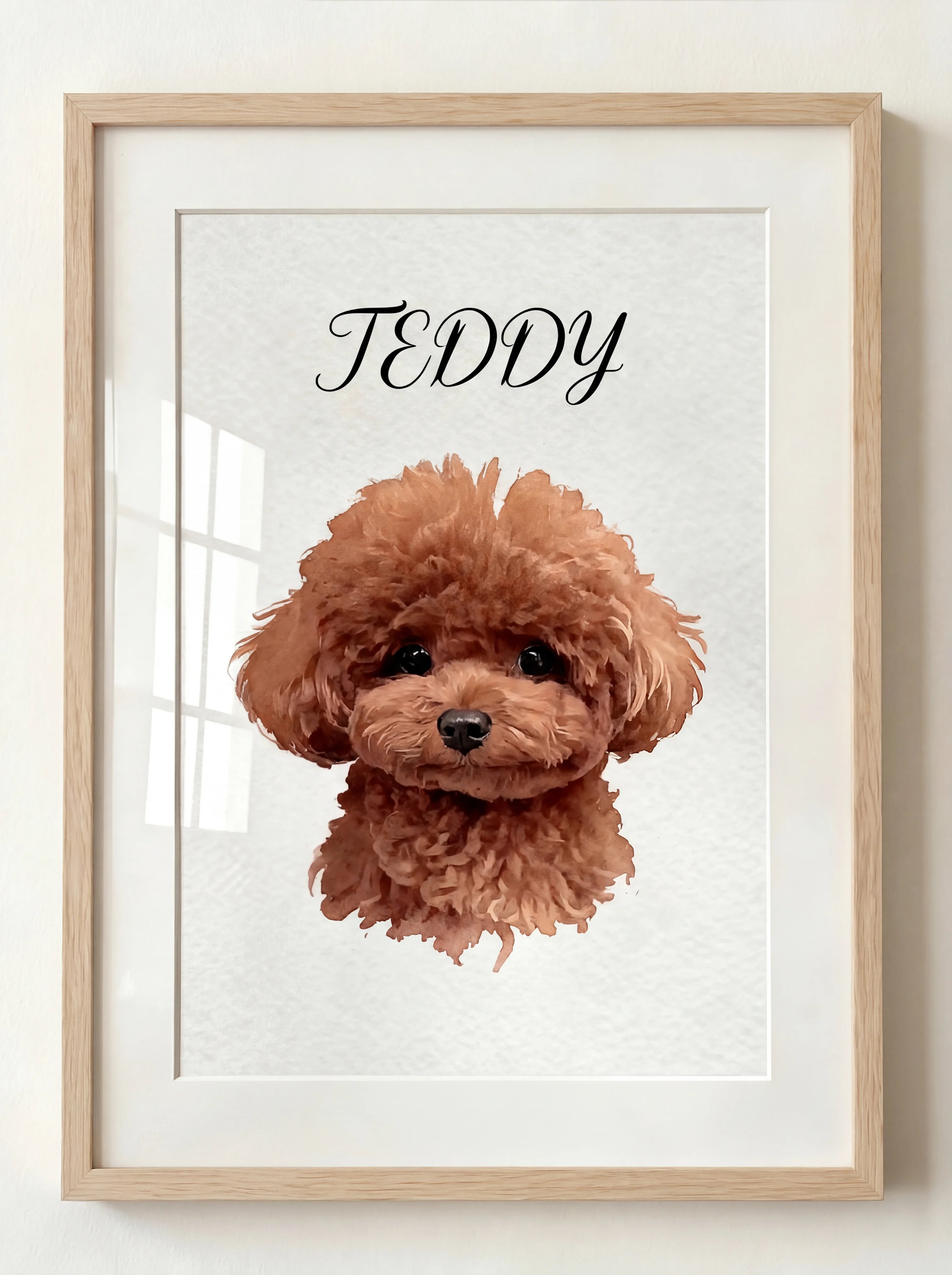 Custom Pet Portrait Frame