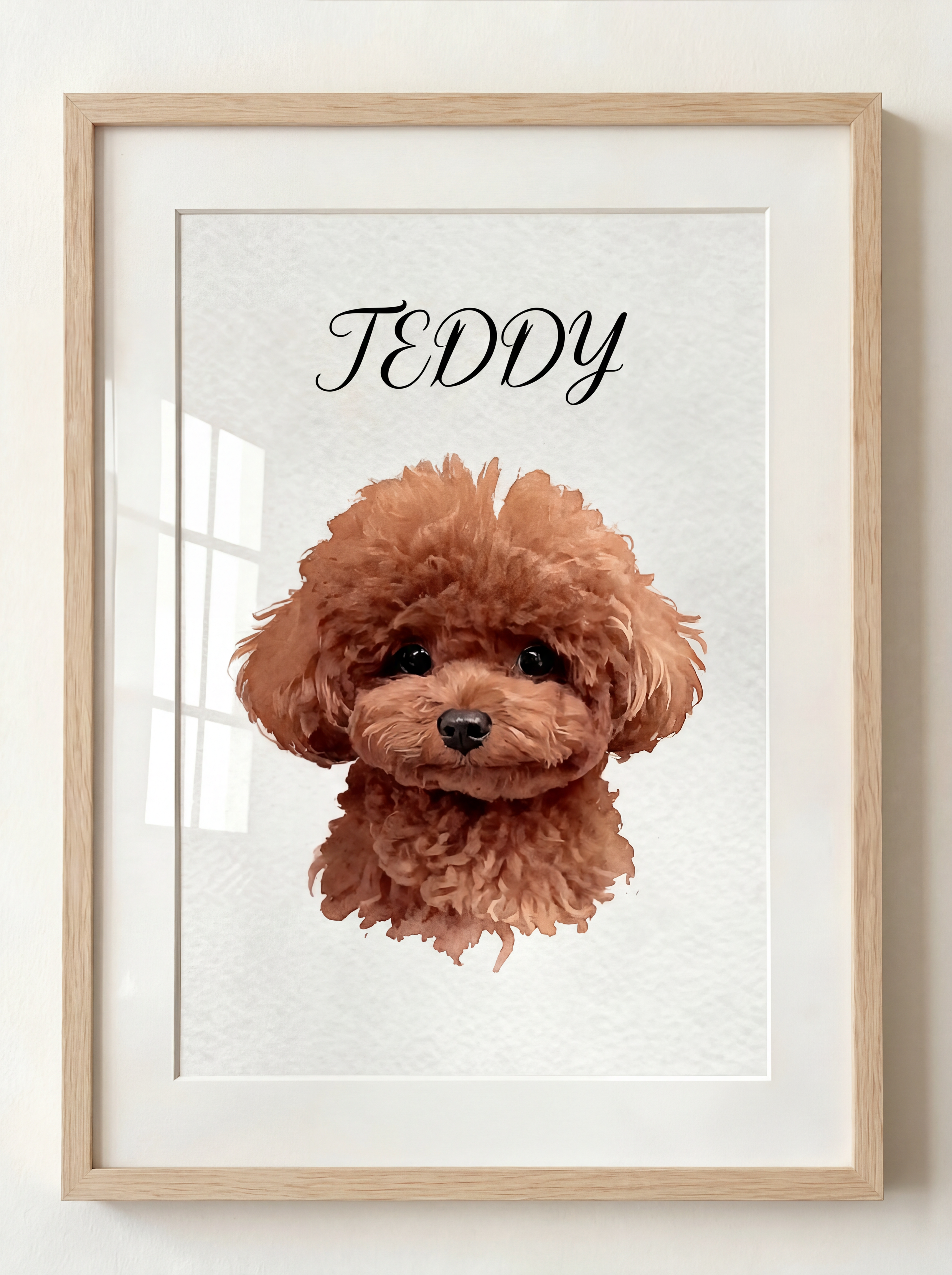 Custom Pet Portrait Frame