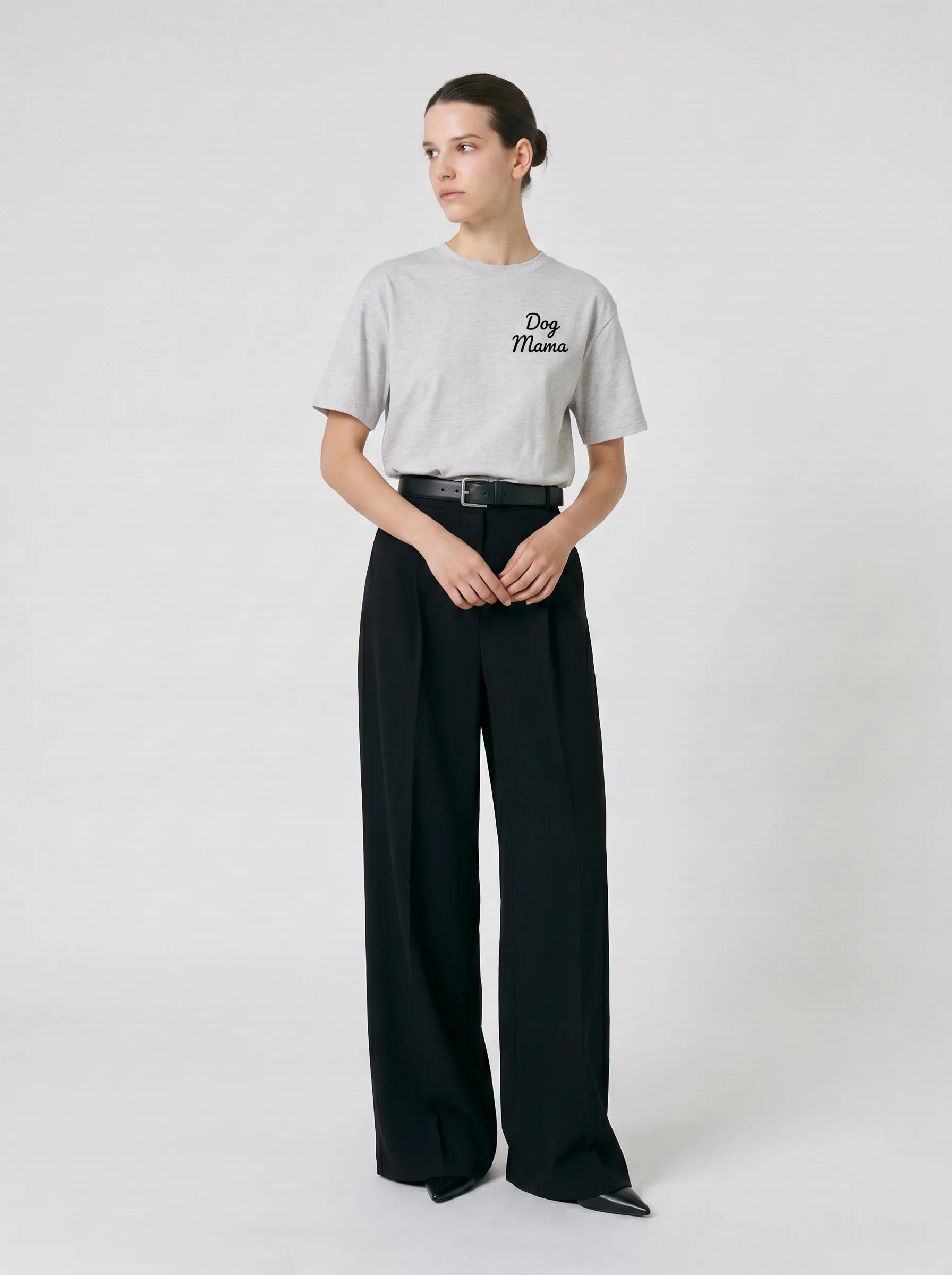 Dog Mama Classic T-Shirt in Ash