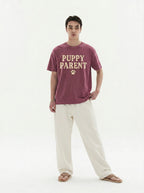 Puppy Parent T-Shirt in Berry