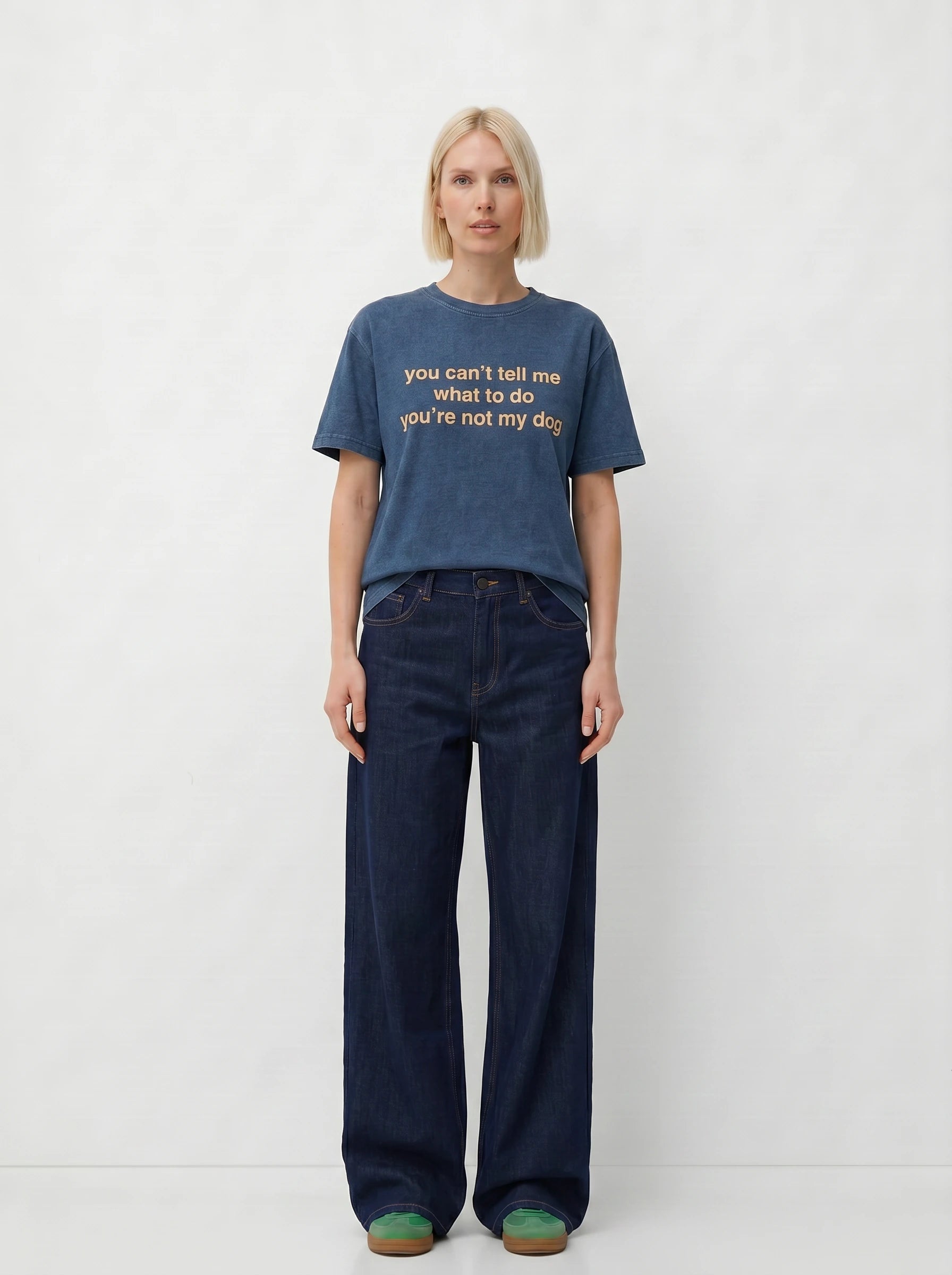 You're Not My Dog T-Shirt in Denim
