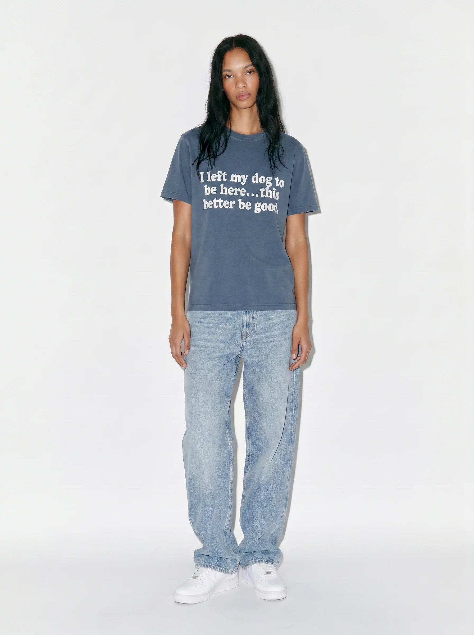 I Left My Dog to Be Here T-Shirt