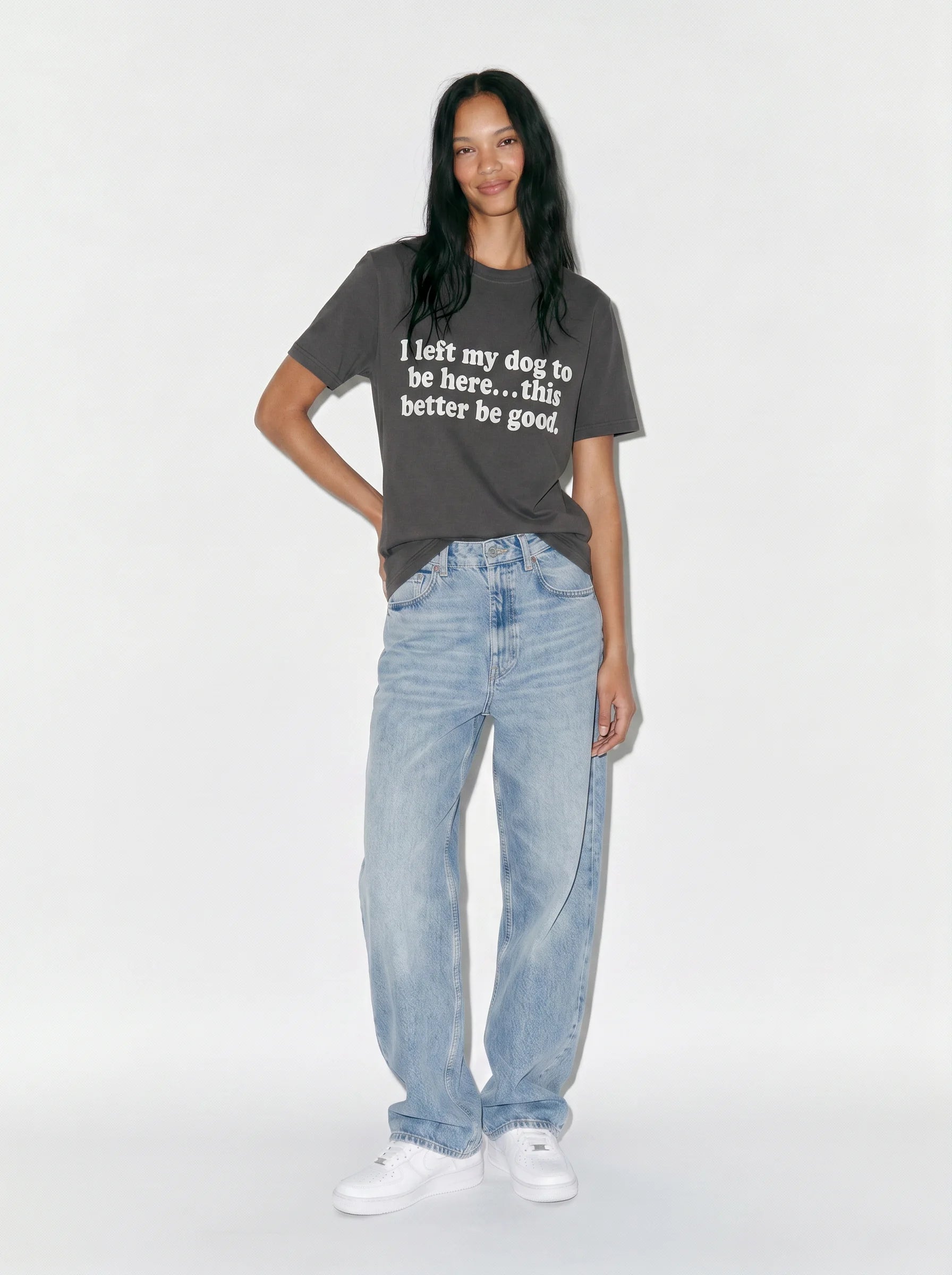 I Left My Dog to Be Here T-Shirt