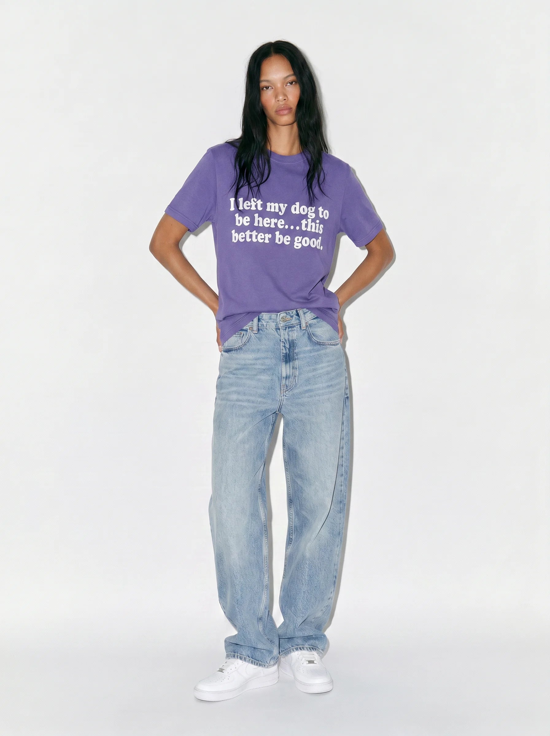 I Left My Dog to Be Here T-Shirt