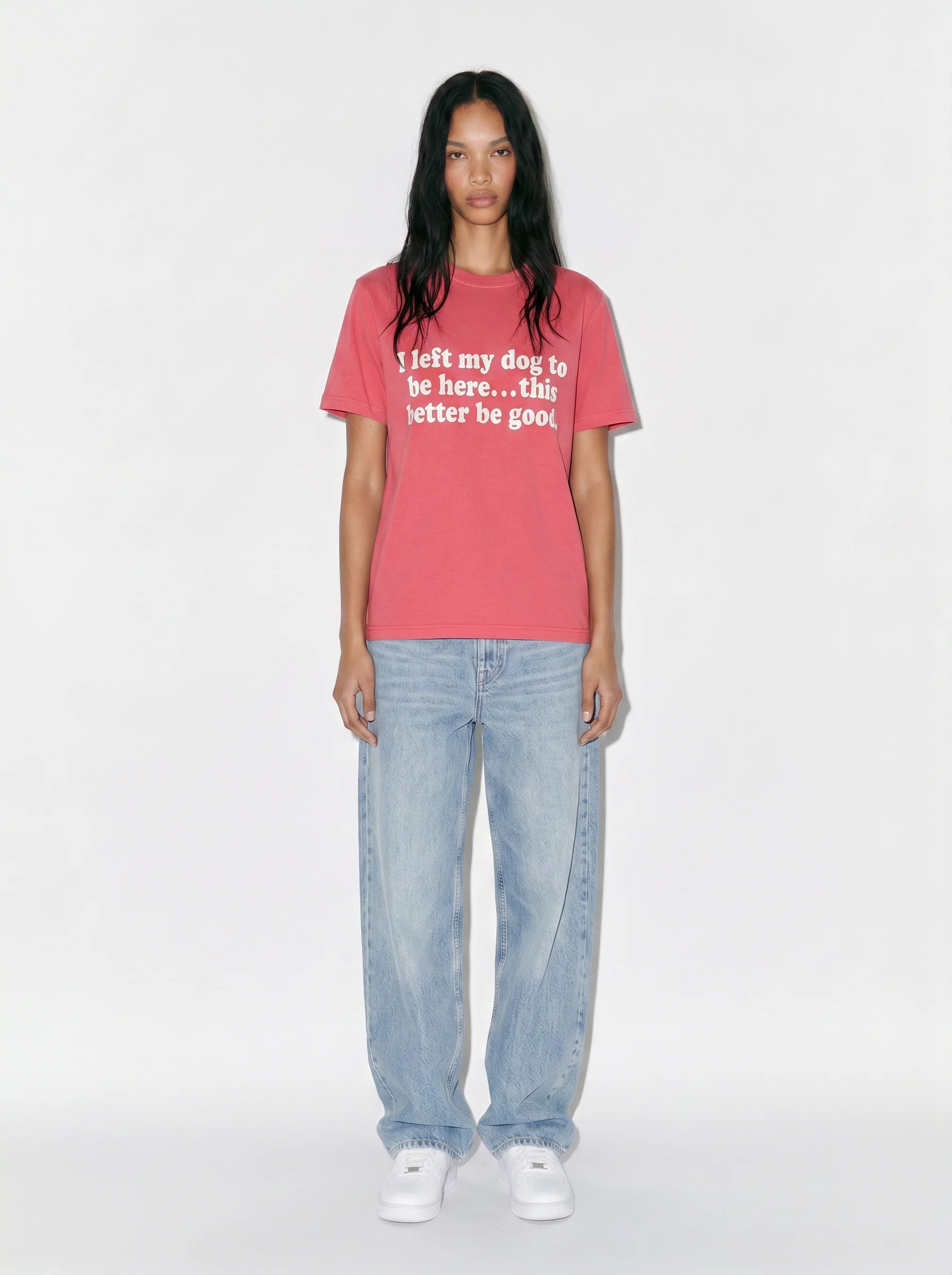 I Left My Dog to Be Here T-Shirt