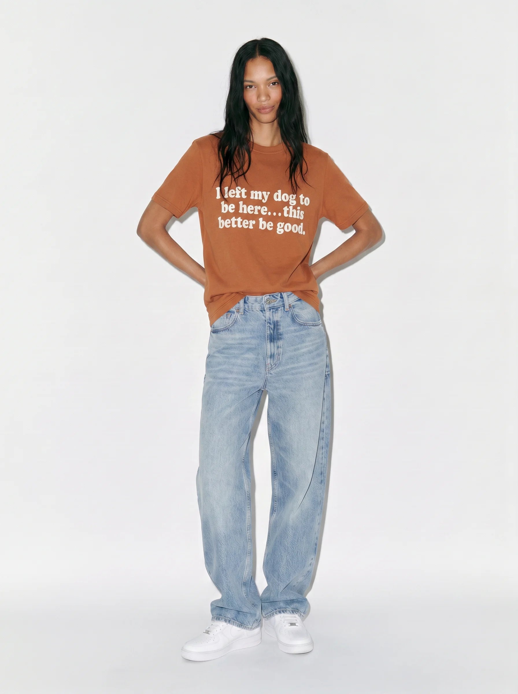 I Left My Dog to Be Here T-Shirt