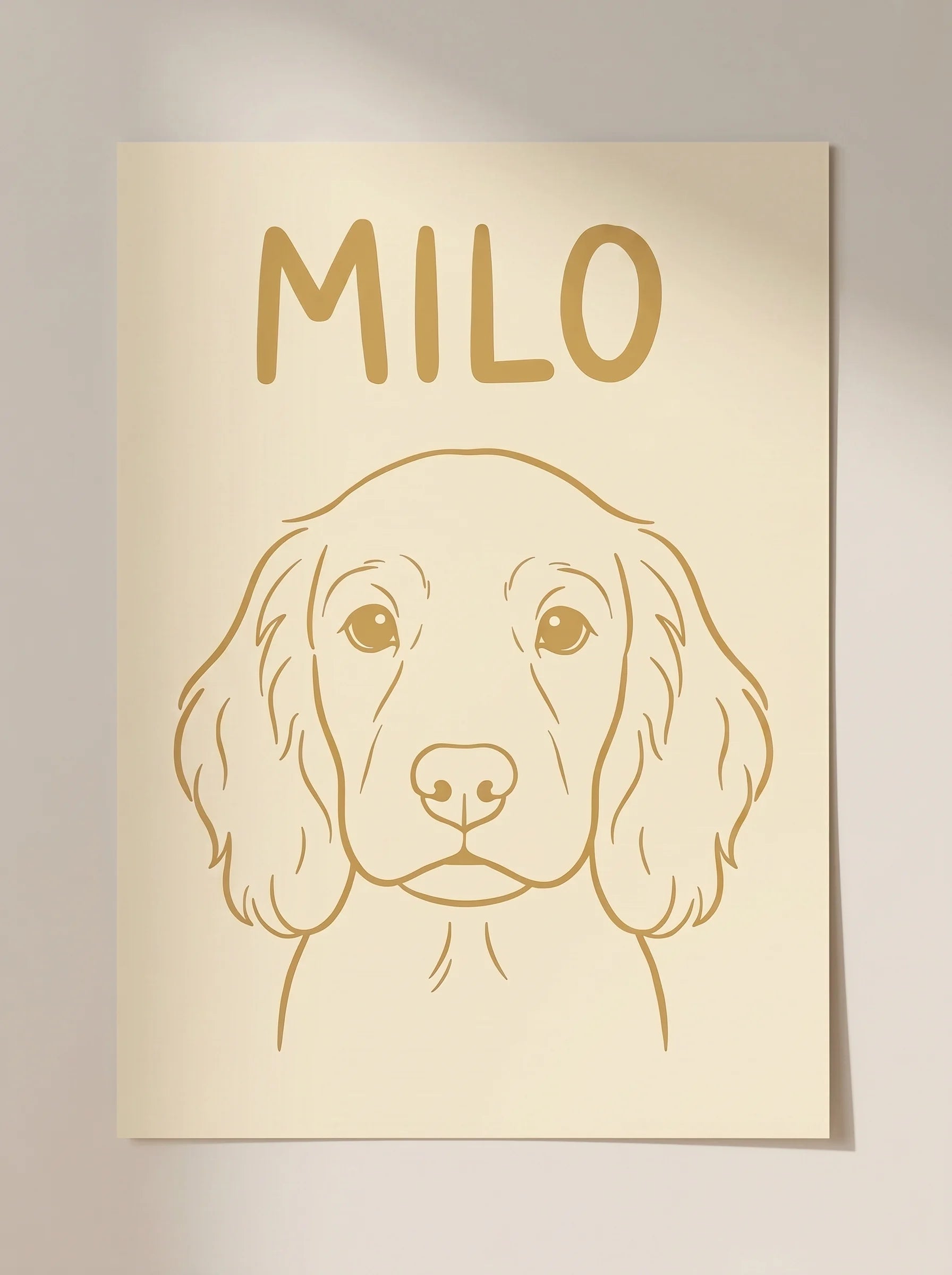 Custom Line Art Pet Portrait