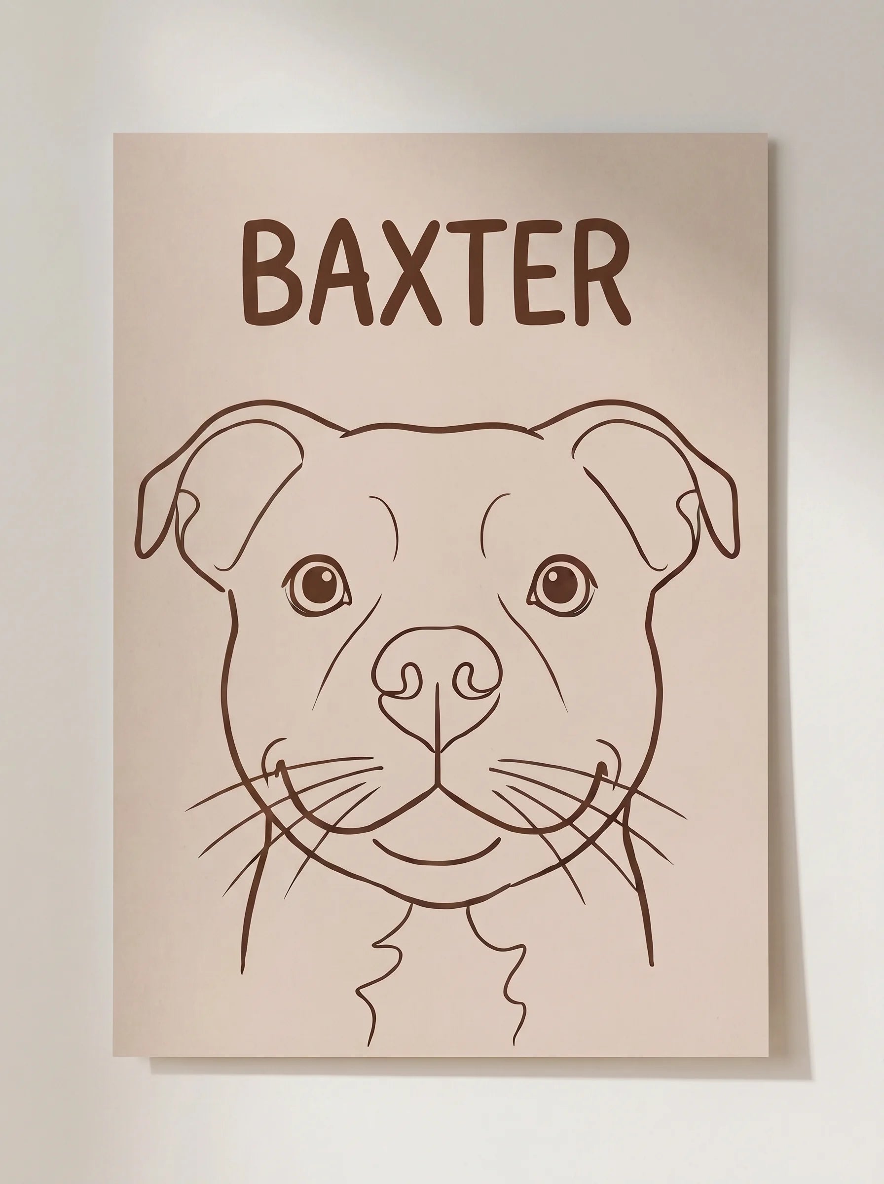 Custom Line Art Pet Portrait
