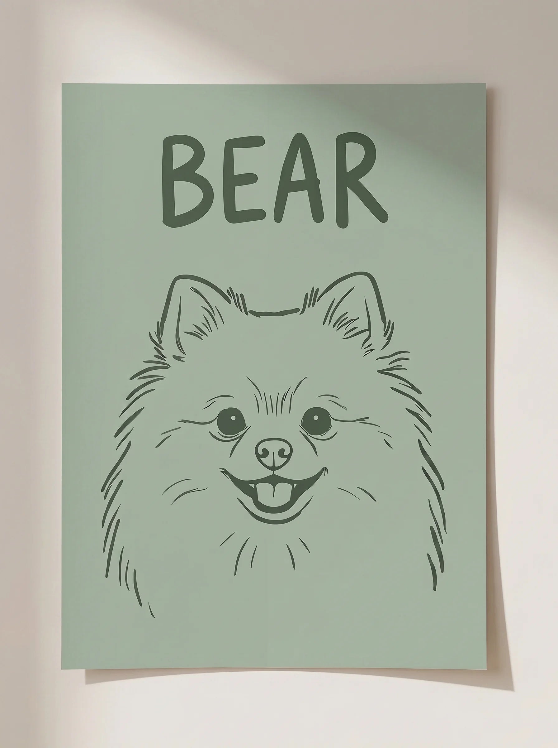 Custom Line Art Pet Portrait