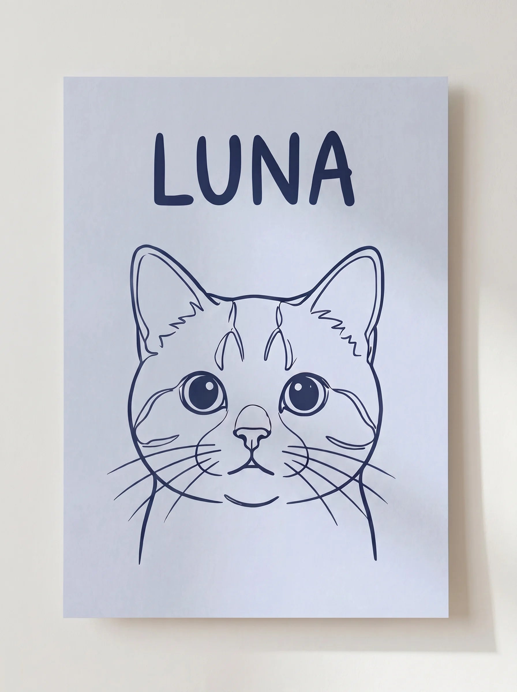 Custom Line Art Pet Portrait